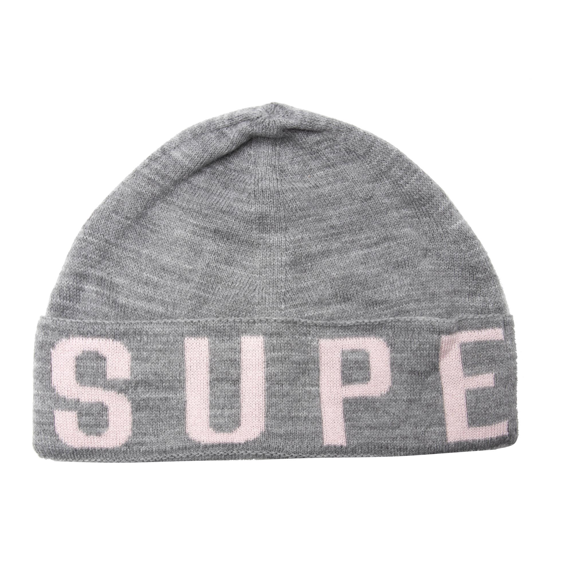 Cheap Superdry Gray Urban Logo Beanie | Soletrader Outlet