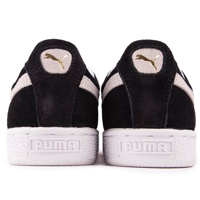 Kids black/white Puma Suede Classic Sneaker | Soletrader Outlet